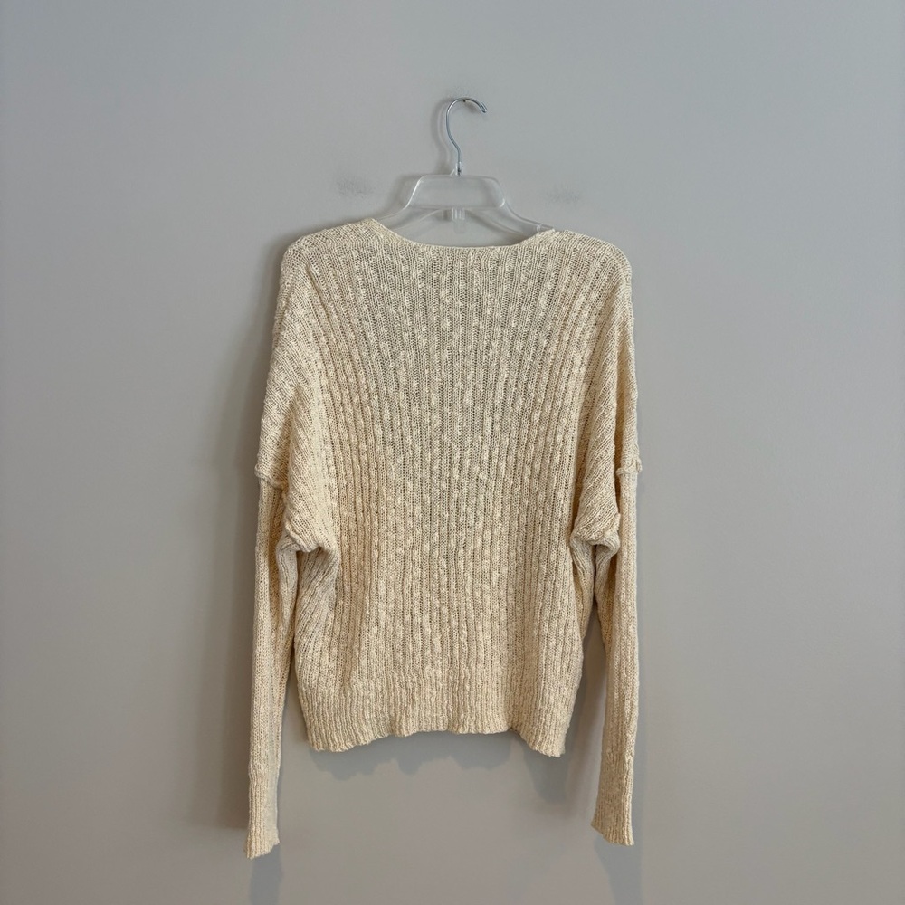 Don’t Ask Why by AEO Cottagecore Cream Knit Cardigan One Size OS - Picture 4 of 7